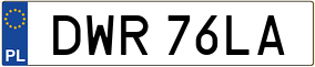Truck License Plate